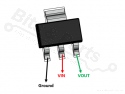 Voltage regulator 3.3V Low-drop (LDO) HT7333 SOT89 SMD